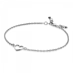 ZINZI zilveren armband met open hartje ZIA1420 - 49907