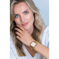 ZINZI Square Roman horloge geelgoudkleurige 32mm ZIW807S - 49892