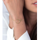 ZINZI zilveren armband goud verguld ronde vormen 16-19cm ZIA1278G - 49904