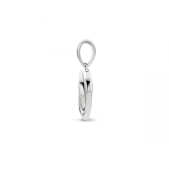 Zilveren hanger hart 12 x 11mm - 49664