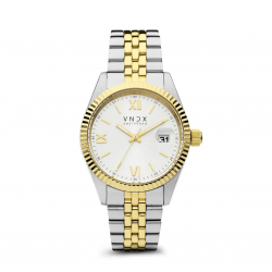 VNDX Amsterdam horloge Dare Devil XL Zilver Goud - 50260