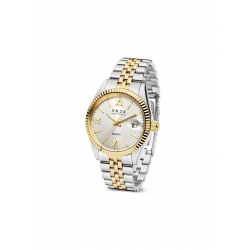 VNDX Amsterdam horloge Dare Devil XL Zilver Goud - 50260