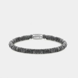 Rebel & Rose Armband Slices - Grey Seduction - 6mm - 50286