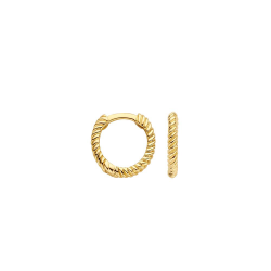 Blush Oorringen wokkel Geelgoud 7265YGO MAAT 10,7mm - 47820