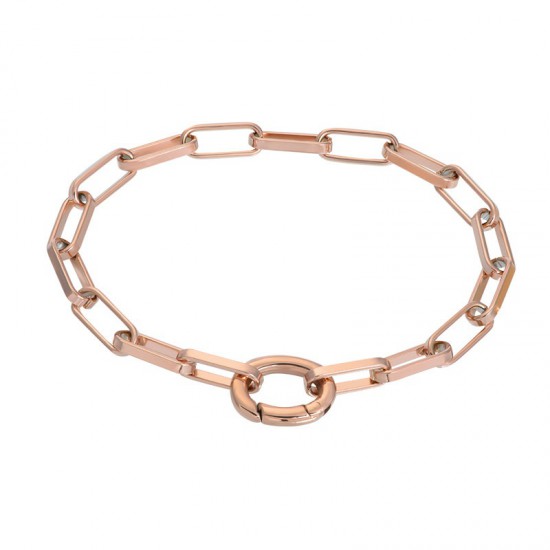 iXXXi Bracelet Square Chain Rosékleurig - 47353