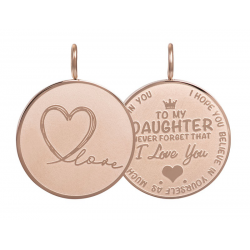 iXXXi Pendant Daughter Love big Rosékleurig - 47369