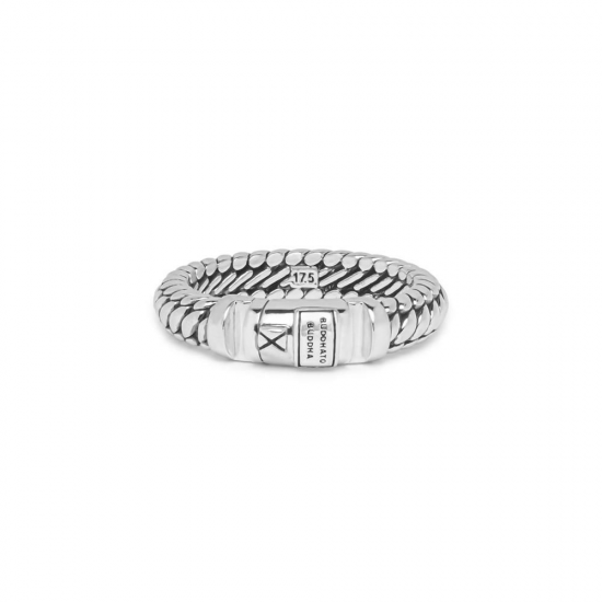 Buddha to Buddha 613 Ben XS Lock Ring Silver MAAT 16 - 47456
