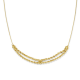 14k Geelgouden collier met draaglengtes van 42,5 en 45,5 cm - 50477