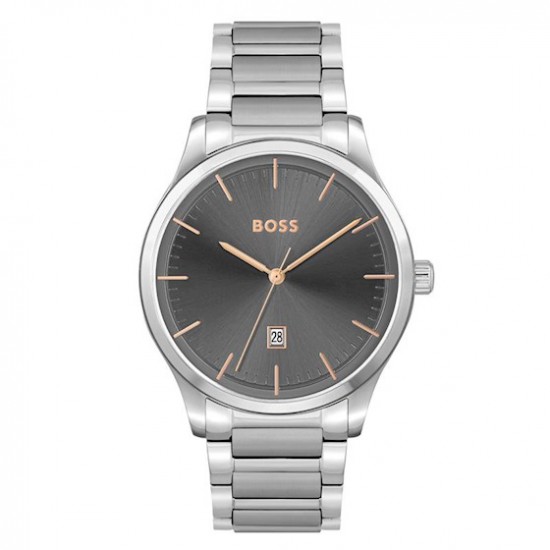 HUGO BOSS horloge zilver reason 43mm - 50525