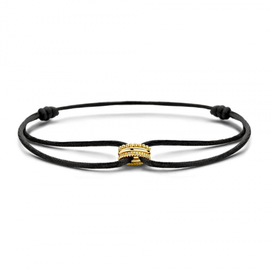 Blush Armband Geelgoud met Zijdekoord 2174YGO Verstelbaar - 47495