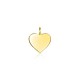 ZINZI Gold 14 karaat gouden hanger hart graveerplaatje 11mm ZGH363-11 - 50644