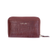 LOULOU Kleine RFID Portemonnee Classy Croc Cacao Bruin - 50780