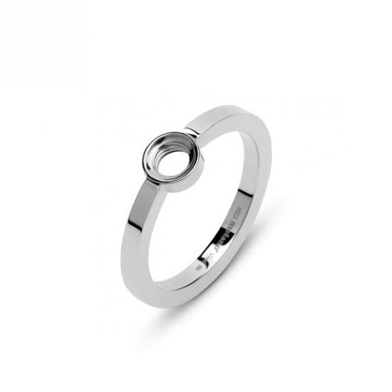 Melano Vivid Vivé Ring - zilverkleur -dames - maat 18 - 50831