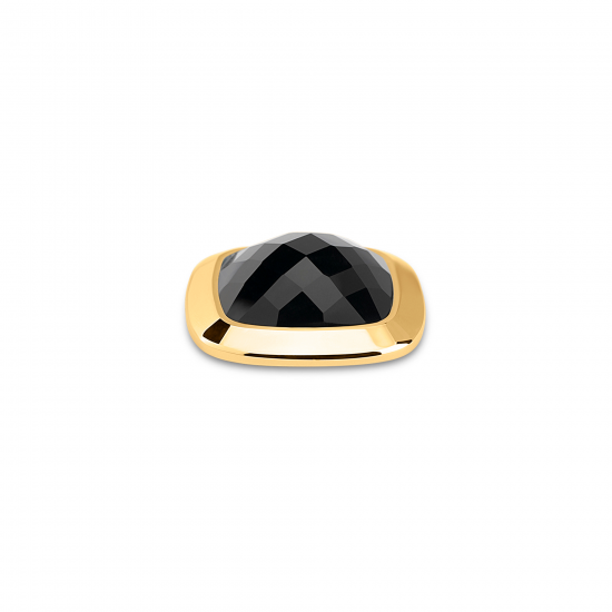 Melano Kosmic Facet Square Steen Black 22mm Goudkleurig - 50925