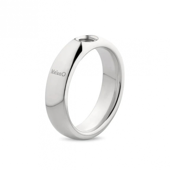 Melano Vivid Vicky Ring - zilverkleur -dames - maat 18 - 50838