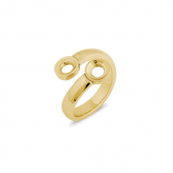 Melano Vivid Venna Ring - goudkleurig -dames - maat 18,5 - 50846