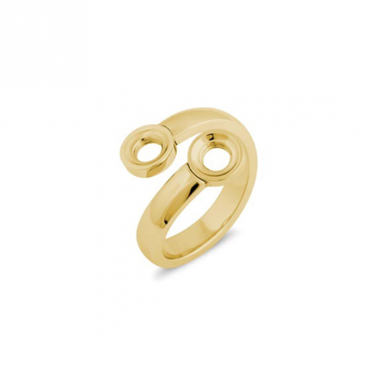 Melano Vivid Venna Ring - goudkleurig -dames - maat 18,5 - 50846