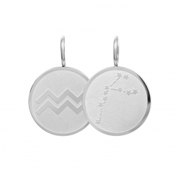 iXXXi pendant Aquarius Zilverkleurig MAAT 16mm - 51029