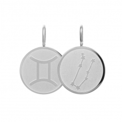 iXXXi pendant Gemini Zilverkleurig MAAT 16mm - 51056