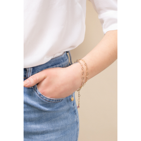 & anne Bracelet Heart Chain Gold plating - 47621