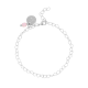 & anne Bracelet Heart Chain Zilver plating - 47622