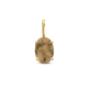 geelgouden hanger met rookkwarts - 51326