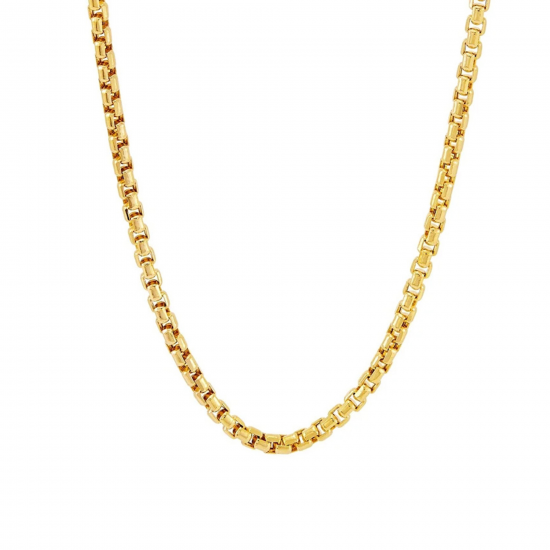 Melano Kosmic Kamille Ketting Goudkleur 2,5 mm MAAT 80cm - 51350