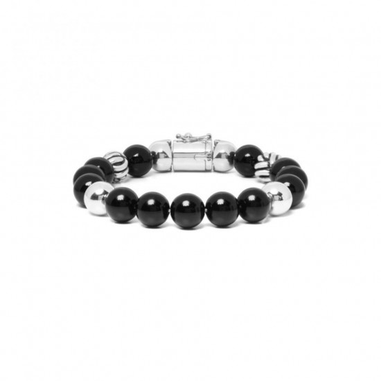 Buddha to Buddha 188ON-G Spirit Bead Onyx Bracelet MAAT 23cm - 51364