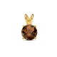gouden hanger rookkwarts - 51434