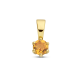 gouden hanger citrien - 51436