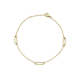 Blush Armband met bedel Closed forever schakel Geelgoud 2179YGO MAAT 18cm - 47826