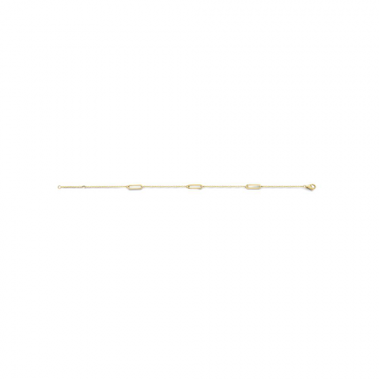 Blush Armband met bedel Closed forever schakel Geelgoud 2179YGO MAAT 18cm - 47826