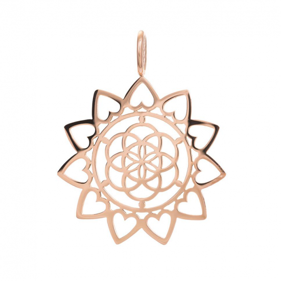 iXXXi pendant Mandala Rosekleurig MAAT 27mm - 51075