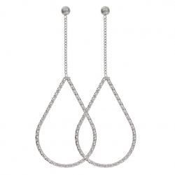 iXXXi oorbellen Mind Zilverkleurig 5,2cm - 51082