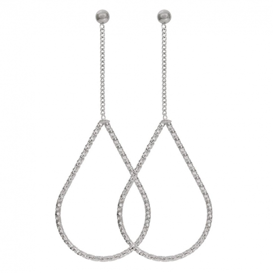iXXXi oorbellen Mind Zilverkleurig 5,2cm - 51082