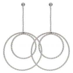 iXXXi oorbellen Zen Zilverkleurig 5,2cm - 51087