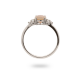 24Kae Ring met gekleurde stenen zilver gerhodineerd 12405S MAAT 16,5 - 48577