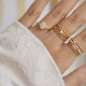 24Kae Ring met gekleurde stenen zilver gerhodineerd 12405S MAAT 16,5 - 48577