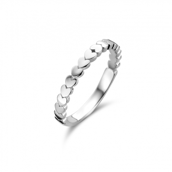 Rosa di luca Zilveren Ring met zirkonia Maat 17,5 - 47944