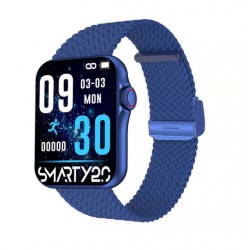 SMARTY2.0  Smartwatch Handsfree bellen vierkant Petrol Bluel  SW028C05 - 51218