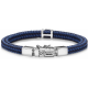 Buddha to Buddha 780MIX BL-D Denise Cord mix BLUE Bracelet MAAT 18cm - 51367