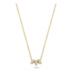 BLUSH 14k Geelgouden collier zirconia 42CM 3136YZI - 51713