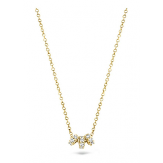 Blush 14k Geelgouden collier zirconia 42CM 3136YZI - 51713