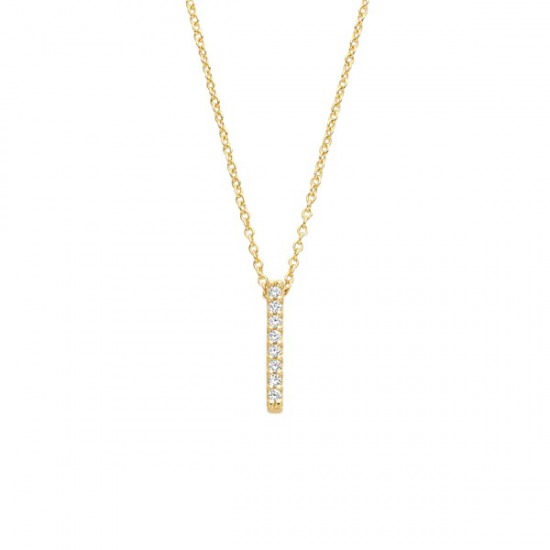 Blush Halsketting 3133YZI - 14k Geel goud met zirkonia - 51525