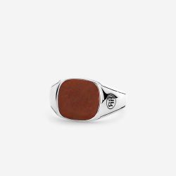 Rebel & Rose Ring Square Red MAAT 20 - 51420