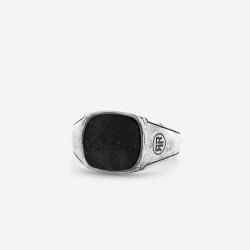 Rebel & Rose Ring Square Vintage Onyx MAAT 19 - 51422