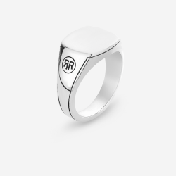 Rebel & Rose Ring Square Silver Shine MAAT 19 - 51429