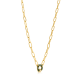 ANIA HAIE Forest Green Enamel Carabiner Gold Necklace MAAT 45cm - 48189