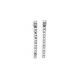 Buddha to Buddha 028ONE  Refined Batul Earrings Silver 4CM - 48178