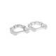 Buddha to Buddha 028ONE  Refined Batul Earrings Silver 4CM - 48178
